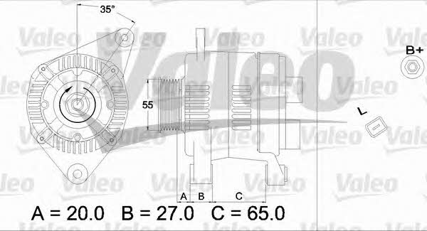 Купити Valeo 437197 за низькою ціною в Україні!