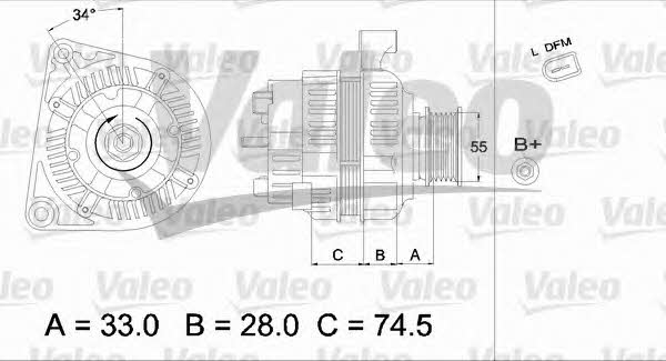 Генератор Valeo 437417
