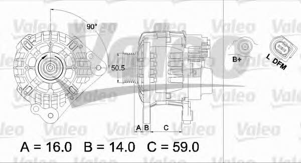 Valeo Генератор – цена 13791 UAH