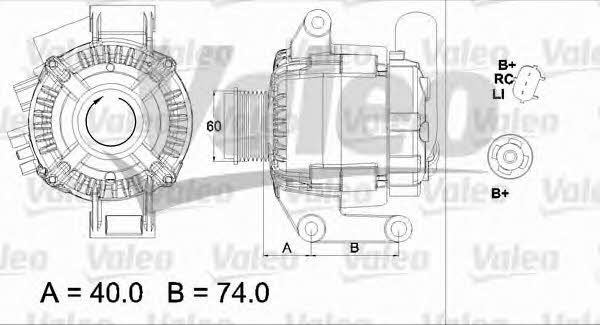 Купити Valeo 437448 за низькою ціною в Україні!