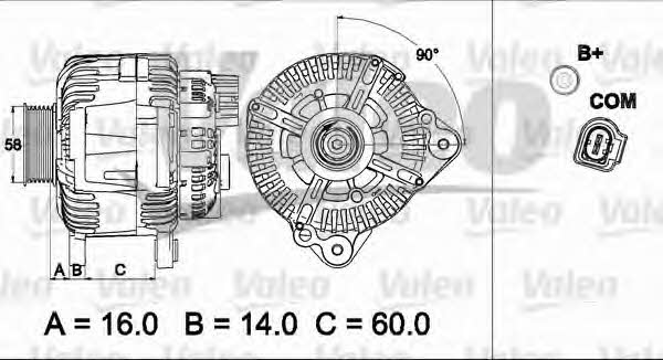 Генератор Valeo 437507