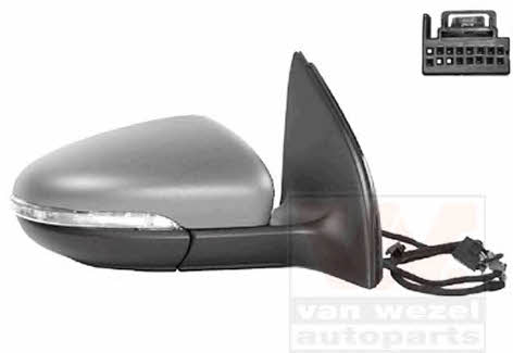 Боковое зеркало Opel Vectra A (Опель Вектра А): 5863828 Van Wezel Зеркало наружное заднего вида правое