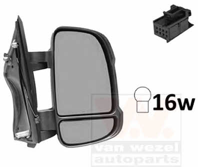 0983802 Van Wezel Зеркало наружное заднего вида правое