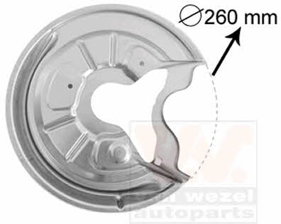 7622374 Van Wezel Защита тормозного диска