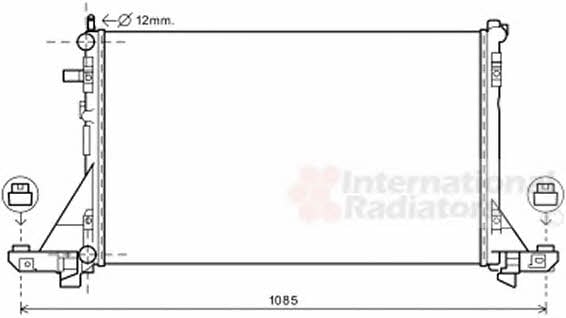 Van Wezel 33002381 Радиатор охлаждения двигателя 33002381: Отличная цена - Купить в Украине на EXIST.UA! 33002381 Van Wezel Радиатор охлаждения двигателя