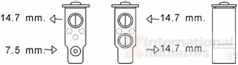 Van Wezel 82001384 Клапан розширювальний кондиціонеру 82001384: Купити в Україні - Добра ціна на EXIST.UA!