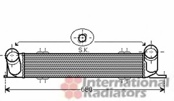 06004378 Van Wezel Интеркулер
