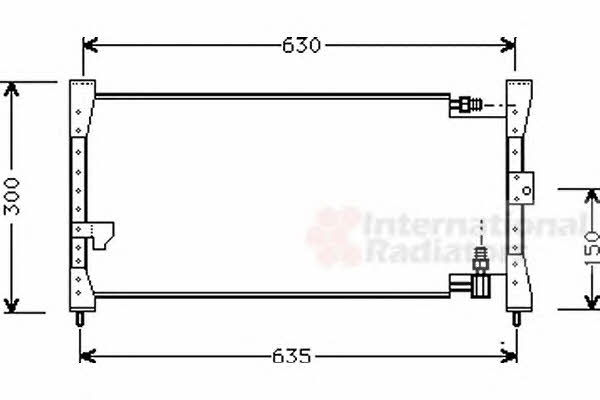 Van Wezel 25005088 Радіатор кондиціонера (Конденсатор) 25005088: Купити в Україні - Добра ціна на EXIST.UA!