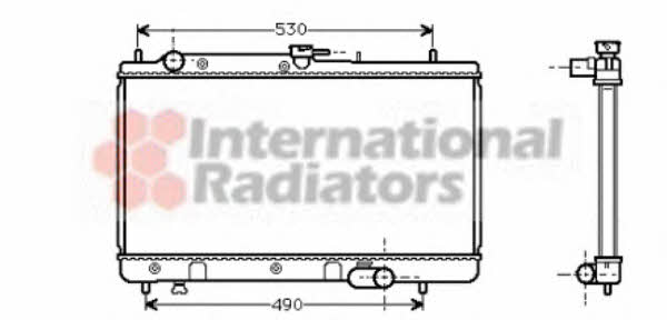 Van Wezel 27002090 Радіатор охолодження двигуна 27002090: Купити в Україні - Добра ціна на EXIST.UA!