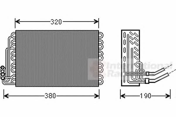 Van Wezel 3000V462 Випарювач кондиціонеру 3000V462: Купити в Україні - Добра ціна на EXIST.UA!