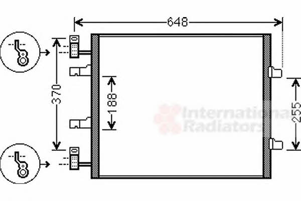 Van Wezel 43005459 Радіатор кондиціонера (Конденсатор) 43005459: Купити в Україні - Добра ціна на EXIST.UA!