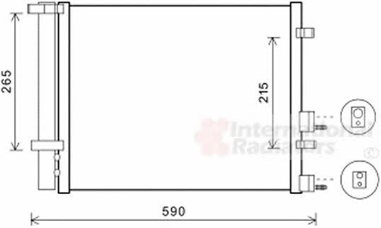 Van Wezel 82005249 Радіатор кондиціонера (Конденсатор) 82005249: Купити в Україні - Добра ціна на EXIST.UA!