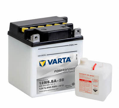 Varta 506012004A514 Акумулятор Varta 12В 5,5Ач 58А(EN) R+ 506012004A514: Купити в Україні - Добра ціна на EXIST.UA!