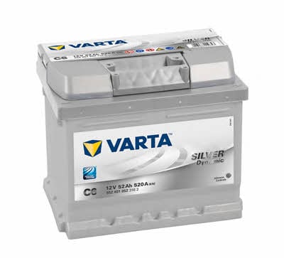 Батарея акумуляторна Varta Silver Dynamic 12В 52Аг 520А(EN) R+ Varta 5524010523162