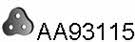Veneporte AA93115 Подушка кріплення вихлопної системи AA93115: Купити в Україні - Добра ціна на EXIST.UA!