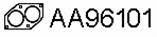 Veneporte AA96101 Прокладання вихлопної труби AA96101: Купити в Україні - Добра ціна на EXIST.UA!