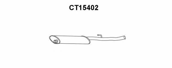 Veneporte CT15402 Глушник, середня частина CT15402: Купити в Україні - Добра ціна на EXIST.UA!