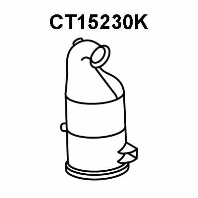 Veneporte CT15230K Каталізатор CT15230K: Купити в Україні - Добра ціна на EXIST.UA!