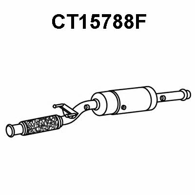 Veneporte CT15788F Фільтр сажевий DPF CT15788F: Купити в Україні - Добра ціна на EXIST.UA!