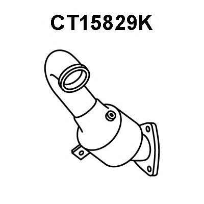 Veneporte CT15829K Каталізатор CT15829K: Купити в Україні - Добра ціна на EXIST.UA!