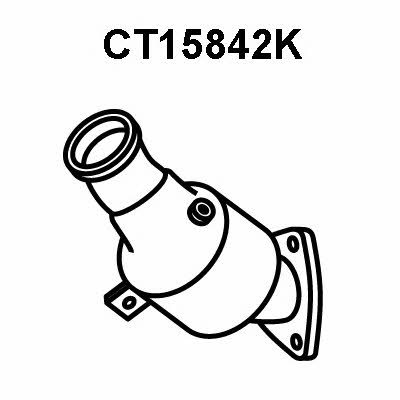 Veneporte CT15842K Каталізатор CT15842K: Купити в Україні - Добра ціна на EXIST.UA!