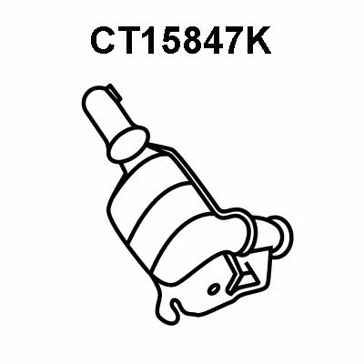 Veneporte CT15847K Каталізатор CT15847K: Купити в Україні - Добра ціна на EXIST.UA!