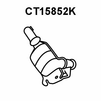 Veneporte CT15852K Каталізатор CT15852K: Купити в Україні - Добра ціна на EXIST.UA!