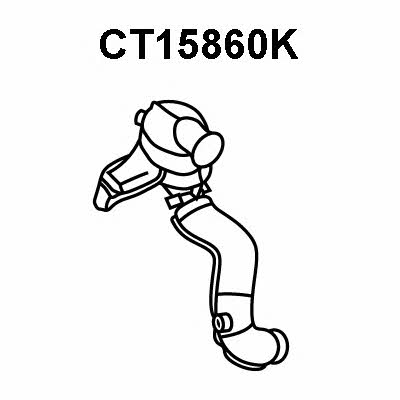Veneporte CT15860K Каталізатор CT15860K: Приваблива ціна - Купити в Україні на EXIST.UA!
