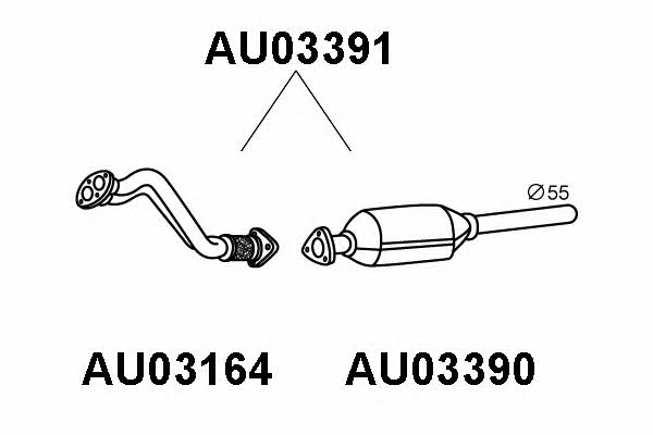 Veneporte AU03391 Резонатор AU03391: Купити в Україні - Добра ціна на EXIST.UA!