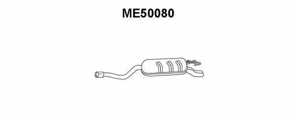 Veneporte ME50080 Глушник, задня частина ME50080: Купити в Україні - Добра ціна на EXIST.UA!