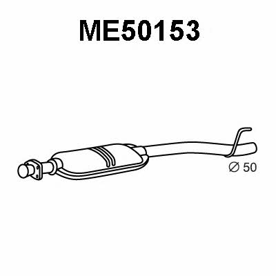 Veneporte ME50153 Глушник, середня частина ME50153: Купити в Україні - Добра ціна на EXIST.UA!