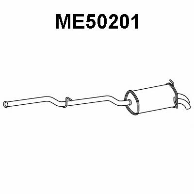 Veneporte ME50201 Глушник, задня частина ME50201: Купити в Україні - Добра ціна на EXIST.UA!