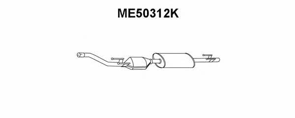 Veneporte ME50312K Каталізатор ME50312K: Купити в Україні - Добра ціна на EXIST.UA!