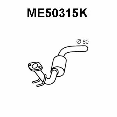 Veneporte ME50315K Каталізатор ME50315K: Купити в Україні - Добра ціна на EXIST.UA!