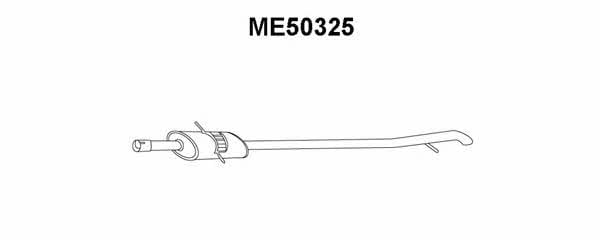 Veneporte ME50325 Глушник, задня частина ME50325: Купити в Україні - Добра ціна на EXIST.UA!