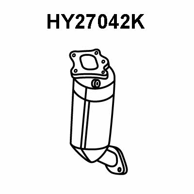 Veneporte HY27042K Каталізатор HY27042K: Купити в Україні - Добра ціна на EXIST.UA!