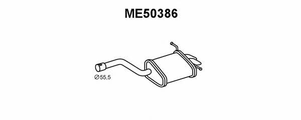 Veneporte ME50386 Глушник, задня частина ME50386: Купити в Україні - Добра ціна на EXIST.UA!
