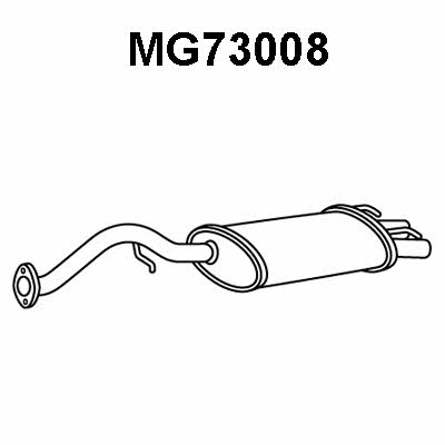 Veneporte MG73008 Глушник, задня частина MG73008: Купити в Україні - Добра ціна на EXIST.UA!