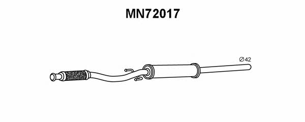  MN72017 Резонатор MN72017: Купити в Україні - Добра ціна на EXIST.UA!
