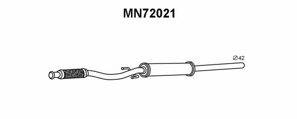  MN72021 Резонатор MN72021: Купити в Україні - Добра ціна на EXIST.UA!