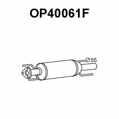 Veneporte OP40061F Фільтр сажевий DPF OP40061F: Купити в Україні - Добра ціна на EXIST.UA!