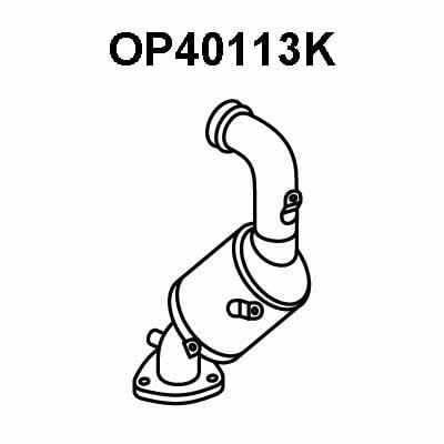 Veneporte OP40113K Каталізатор OP40113K: Купити в Україні - Добра ціна на EXIST.UA!