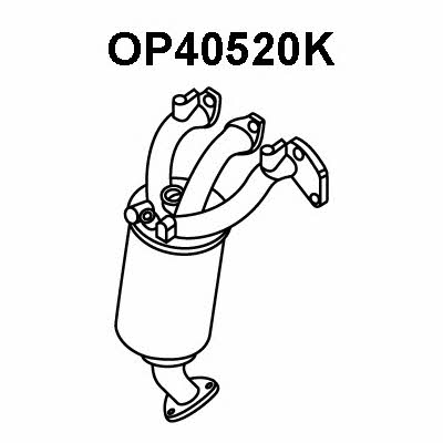 Veneporte OP40520K Каталізатор OP40520K: Купити в Україні - Добра ціна на EXIST.UA!