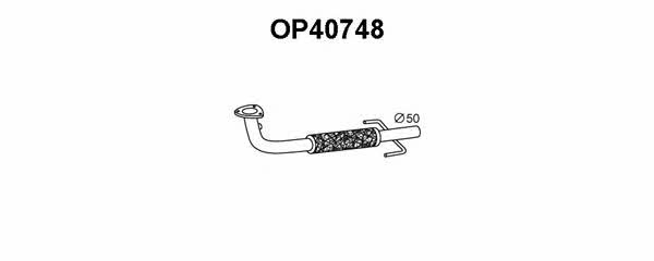 Veneporte OP40748 Вихлопна труба OP40748: Купити в Україні - Добра ціна на EXIST.UA!