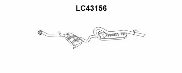 Veneporte LC43156 Глушник, задня частина LC43156: Купити в Україні - Добра ціна на EXIST.UA!