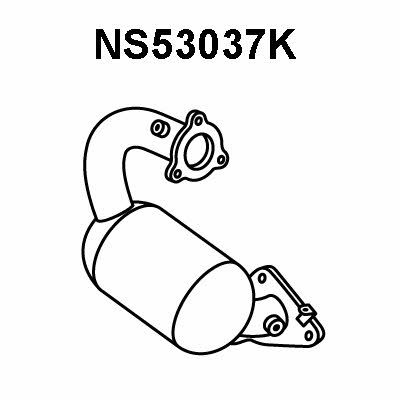 Veneporte NS53037K Каталізатор NS53037K: Купити в Україні - Добра ціна на EXIST.UA!