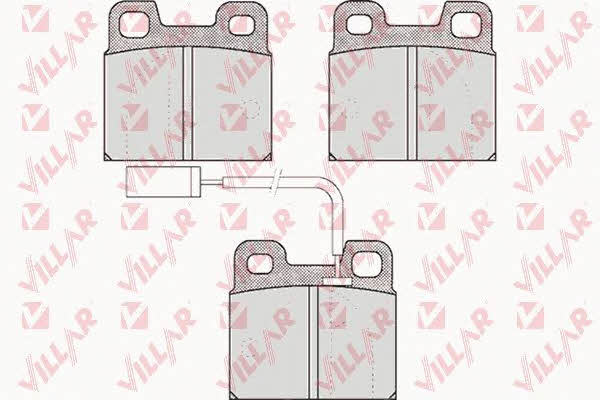 Villar 626.0531 Гальмівні колодки, комплект 6260531: Купити в Україні - Добра ціна на EXIST.UA!
