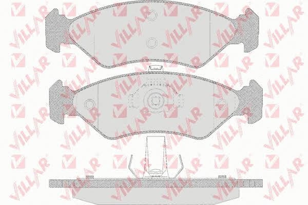 Villar 626.0655 Гальмівні колодки, комплект 6260655: Купити в Україні - Добра ціна на EXIST.UA!