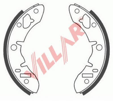 Villar 629.0505 Колодки гальмівні барабанні, комплект 6290505: Купити в Україні - Добра ціна на EXIST.UA!