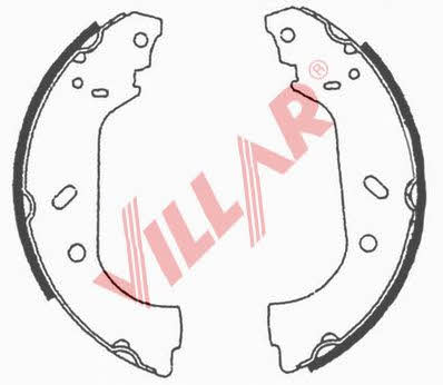 Villar 629.0639 Колодки гальмівні барабанні, комплект 6290639: Купити в Україні - Добра ціна на EXIST.UA!